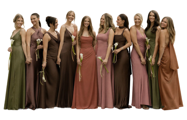 Convidadas em trajes esporte fino